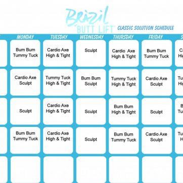 Brazil-Butt-Lift-Classical-Solution-Schedule
