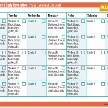 Jillian Michaels Body Revolution phase 3