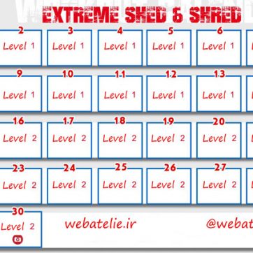 extreme shred calendar